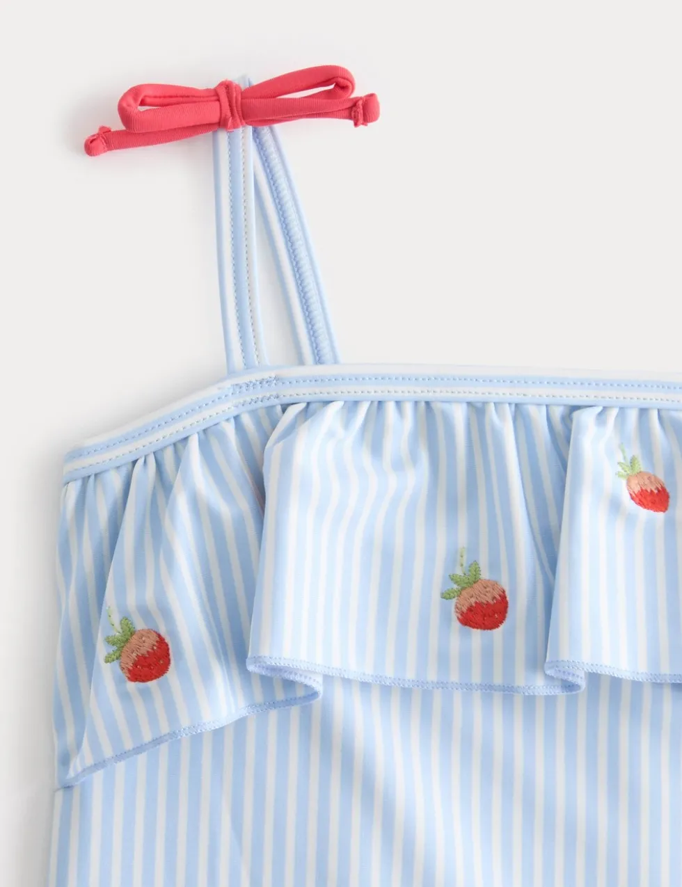 Striped Strawberry Swimsuit (0-3 Yrs)