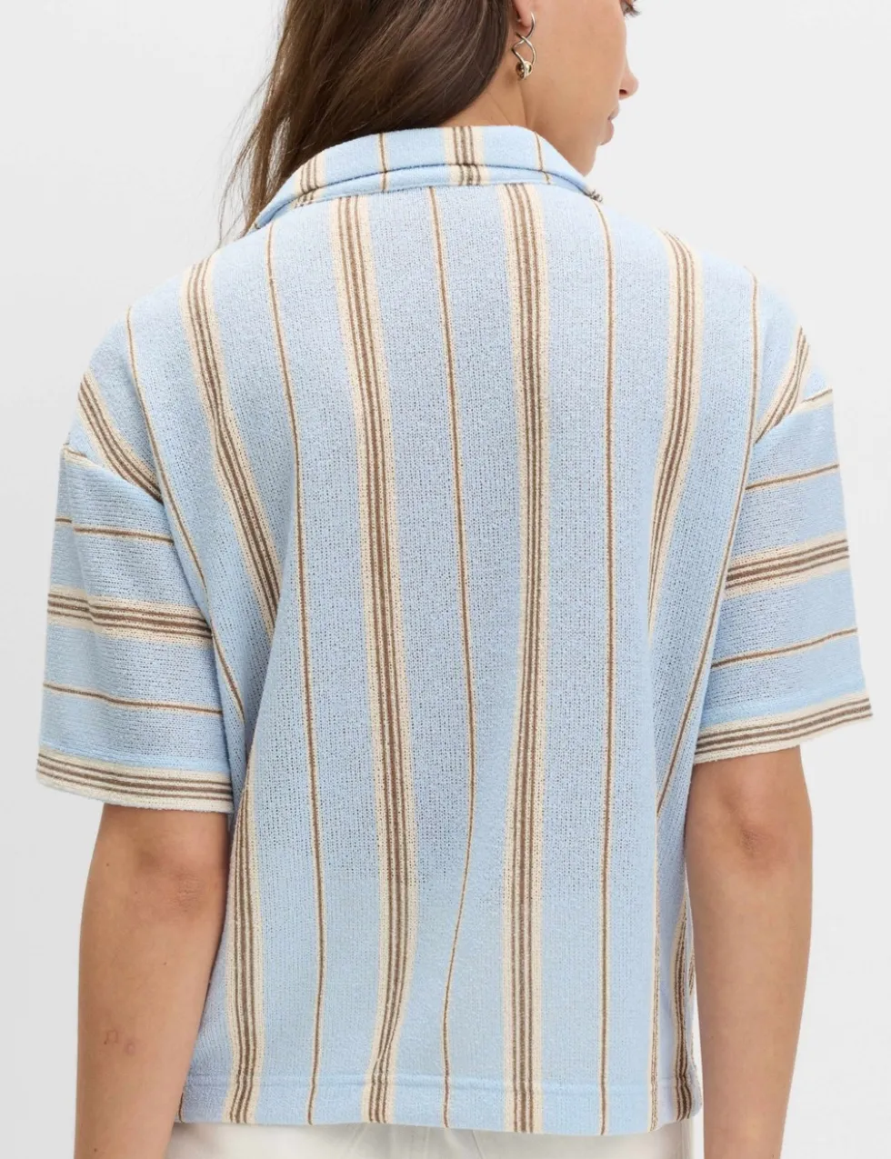 Striped Textured Resort Shirt