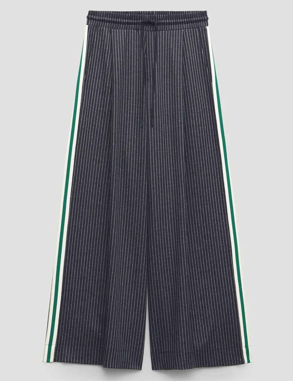 Striped Wide Leg Trousers