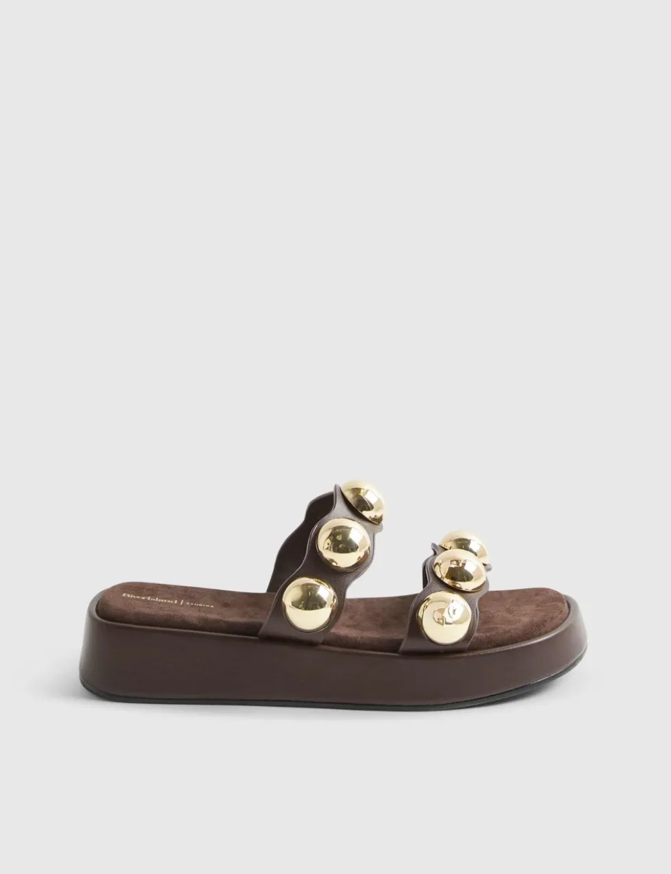 Studded Flatform Sandals