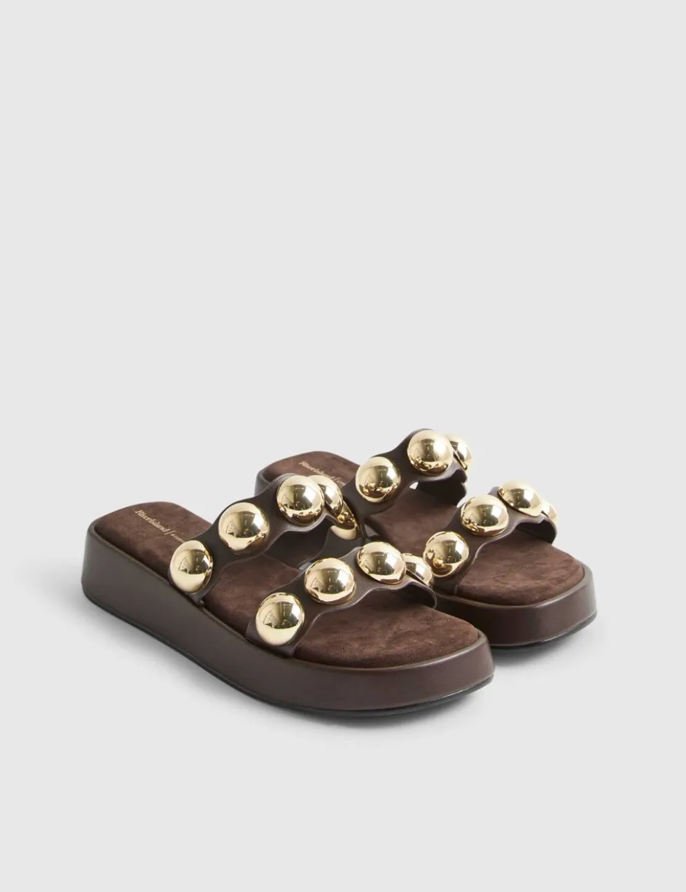 Studded Flatform Sandals