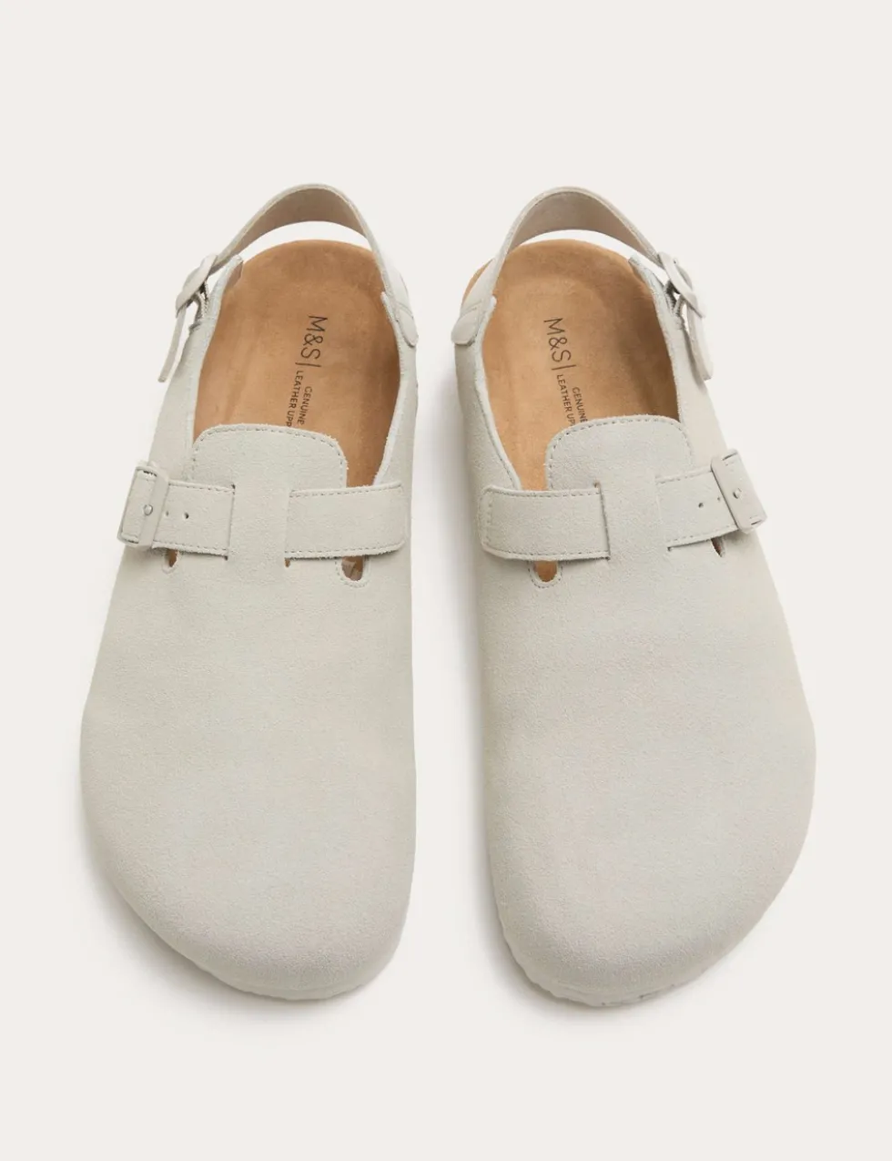 Suede Backstrap Mules