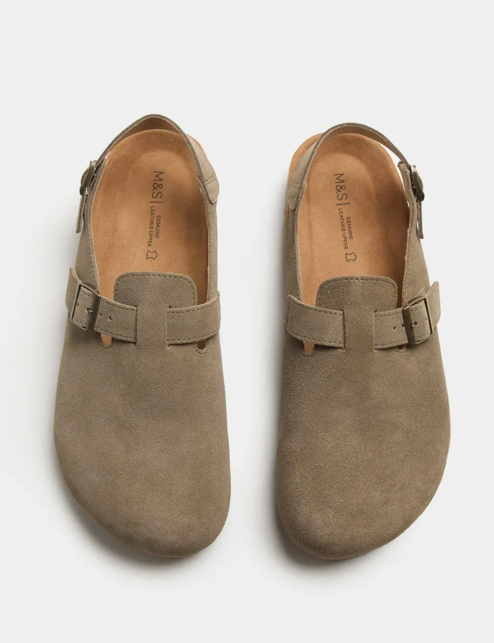 Suede Backstrap Mules