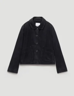 Suede Collared Jacket