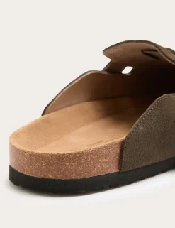 Suede Corkbed Mule