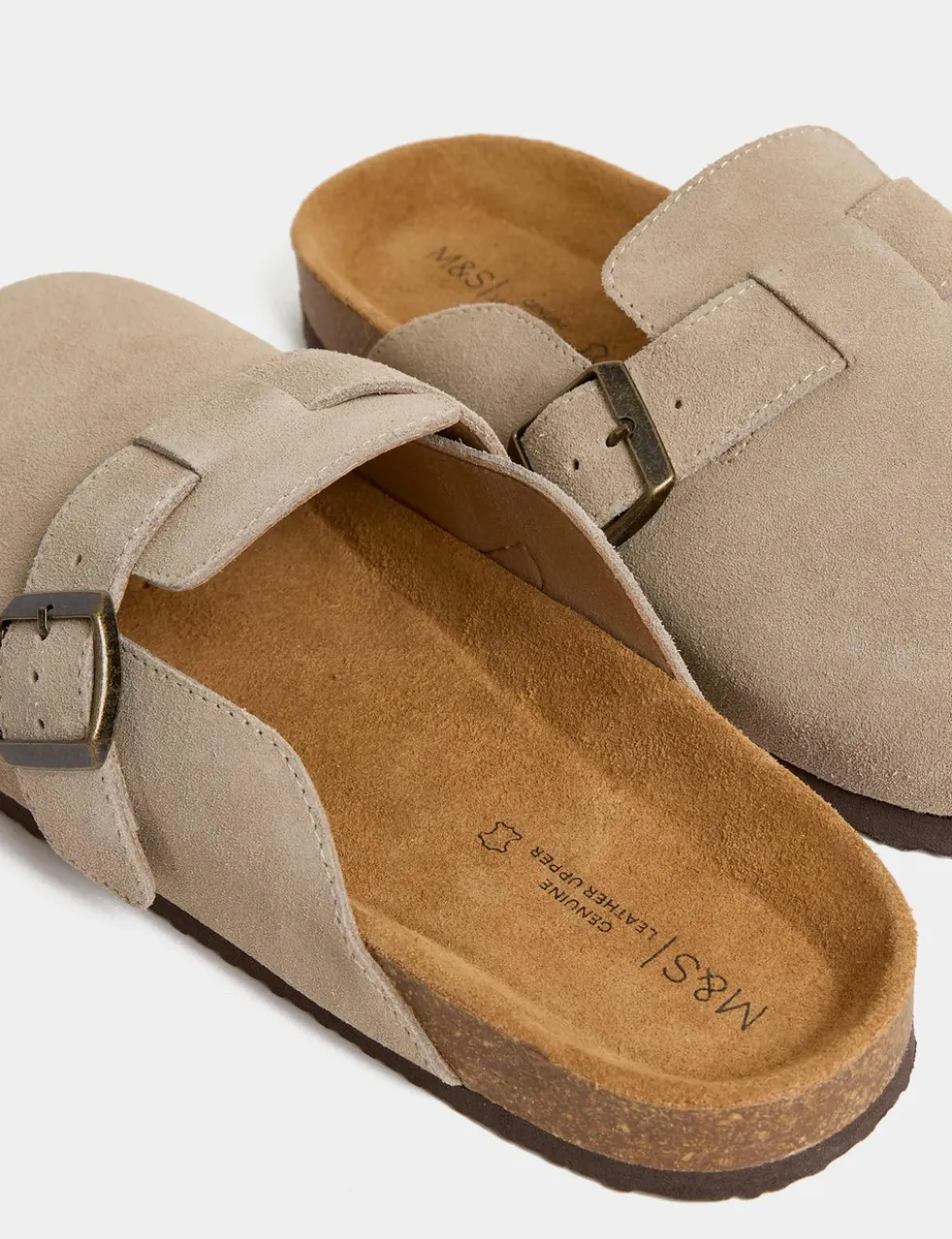 Suede Corkbed Mule