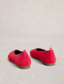 Suede Flat Ballet Pumps