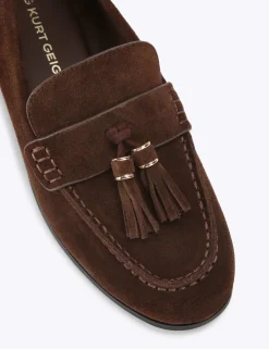 Suede Flat Loafers