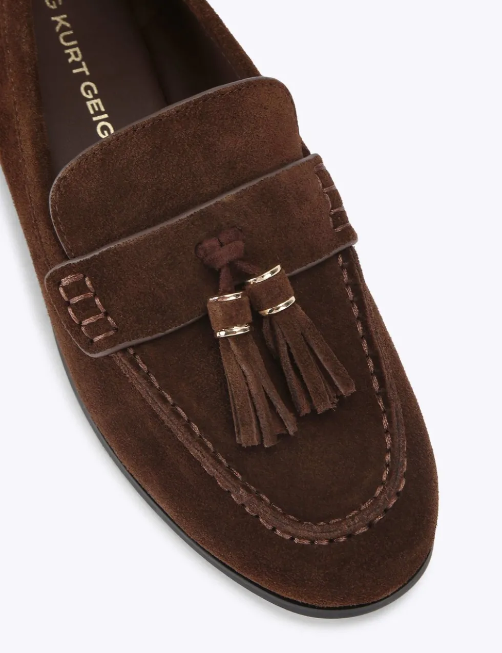 Suede Flat Loafers