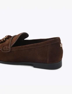 Suede Flat Loafers