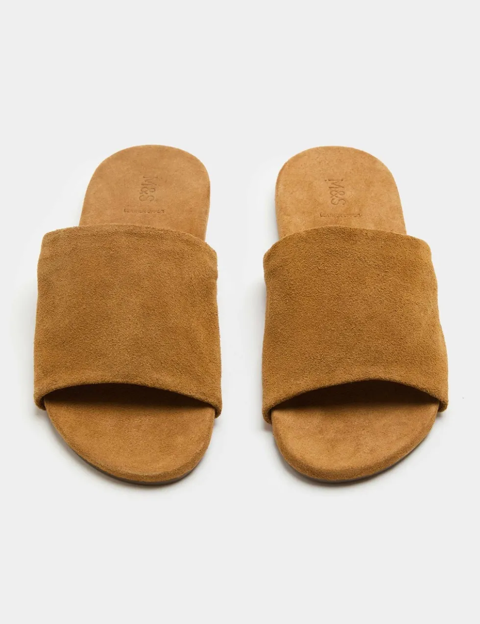 Suede Flat Mules