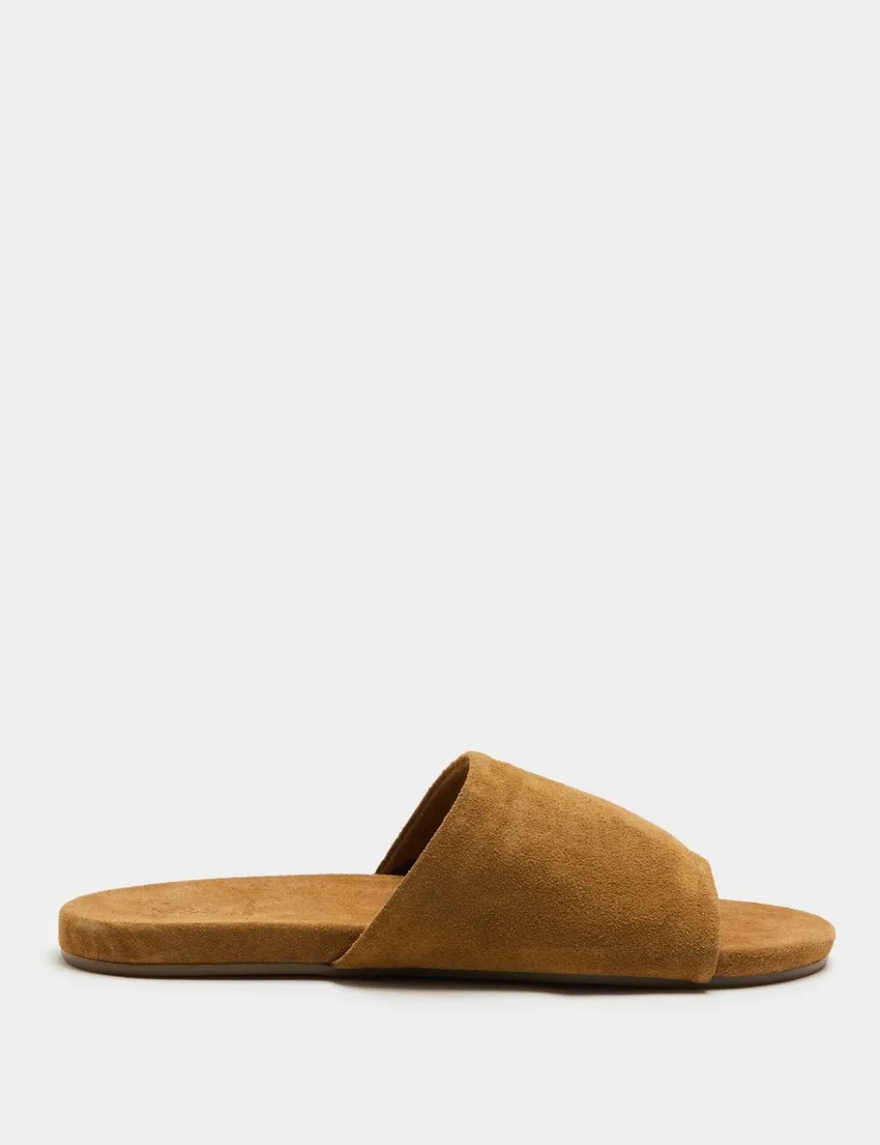 Suede Flat Mules