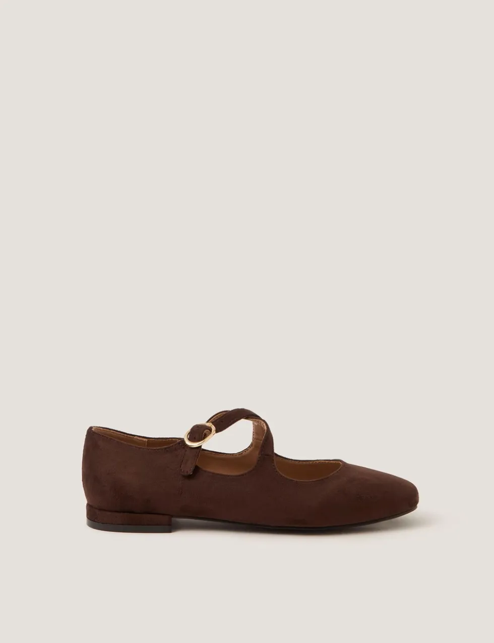 Suede Flat Pumps