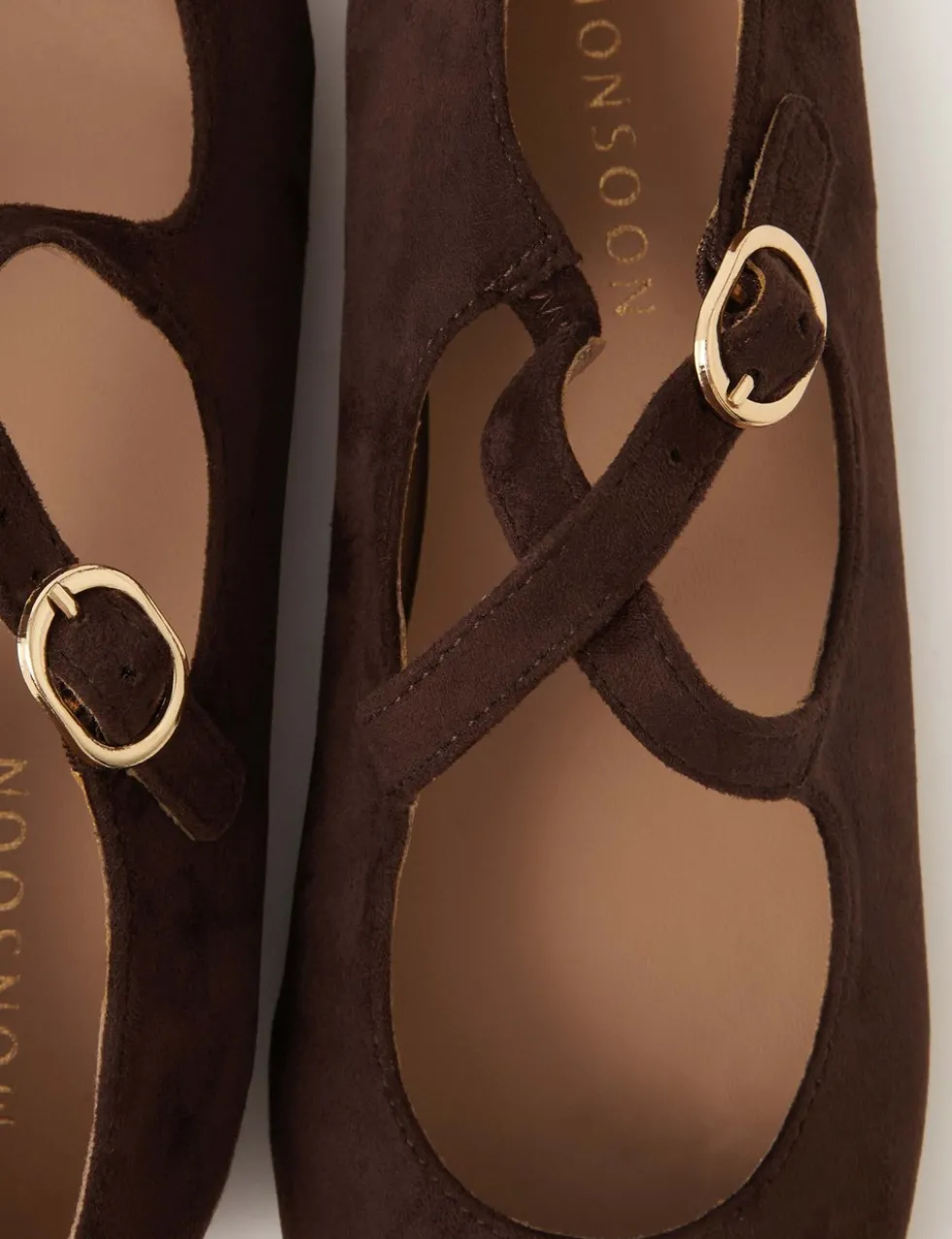 Suede Flat Pumps