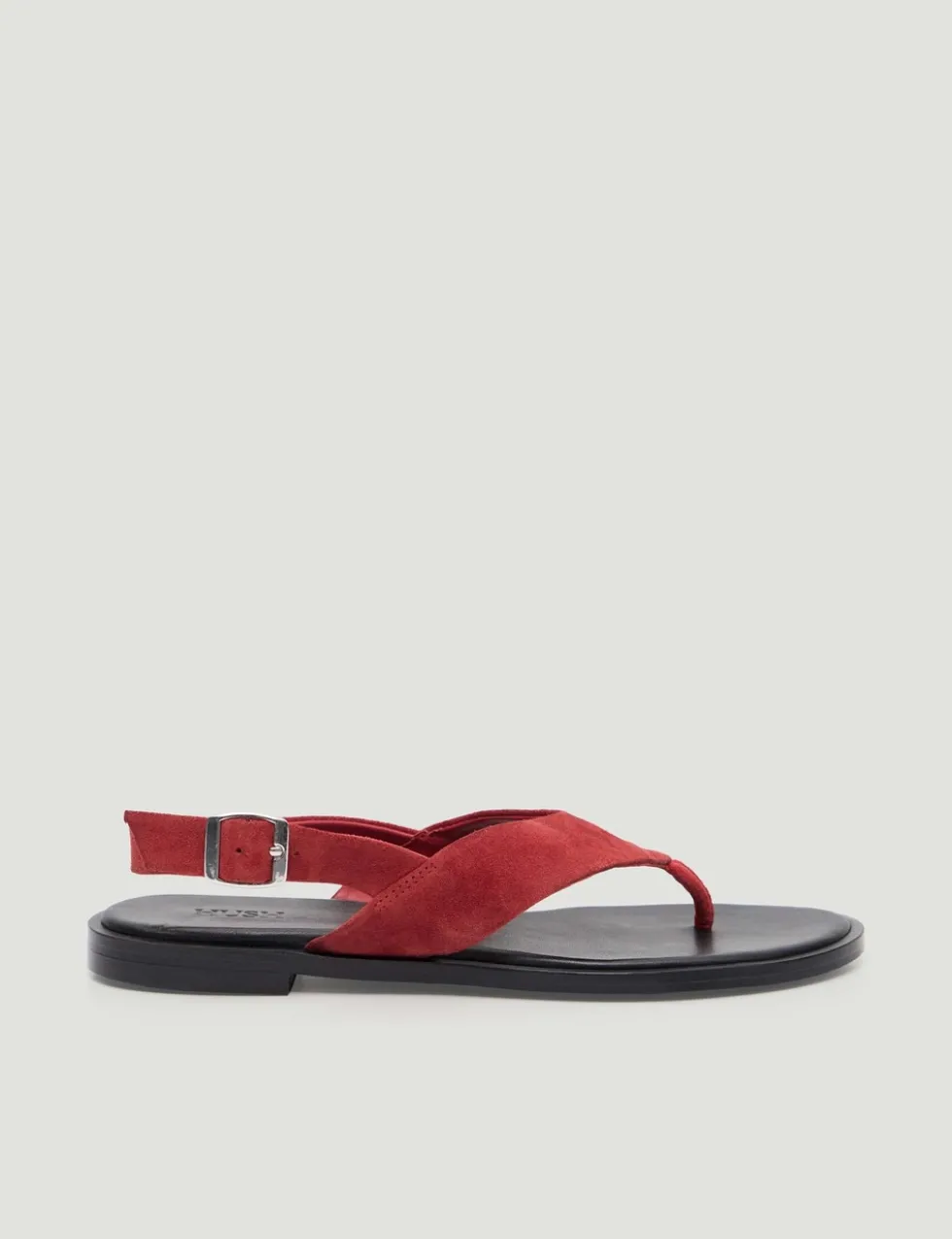 Suede Flat Sandals