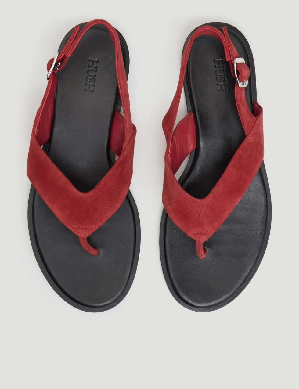 Suede Flat Sandals