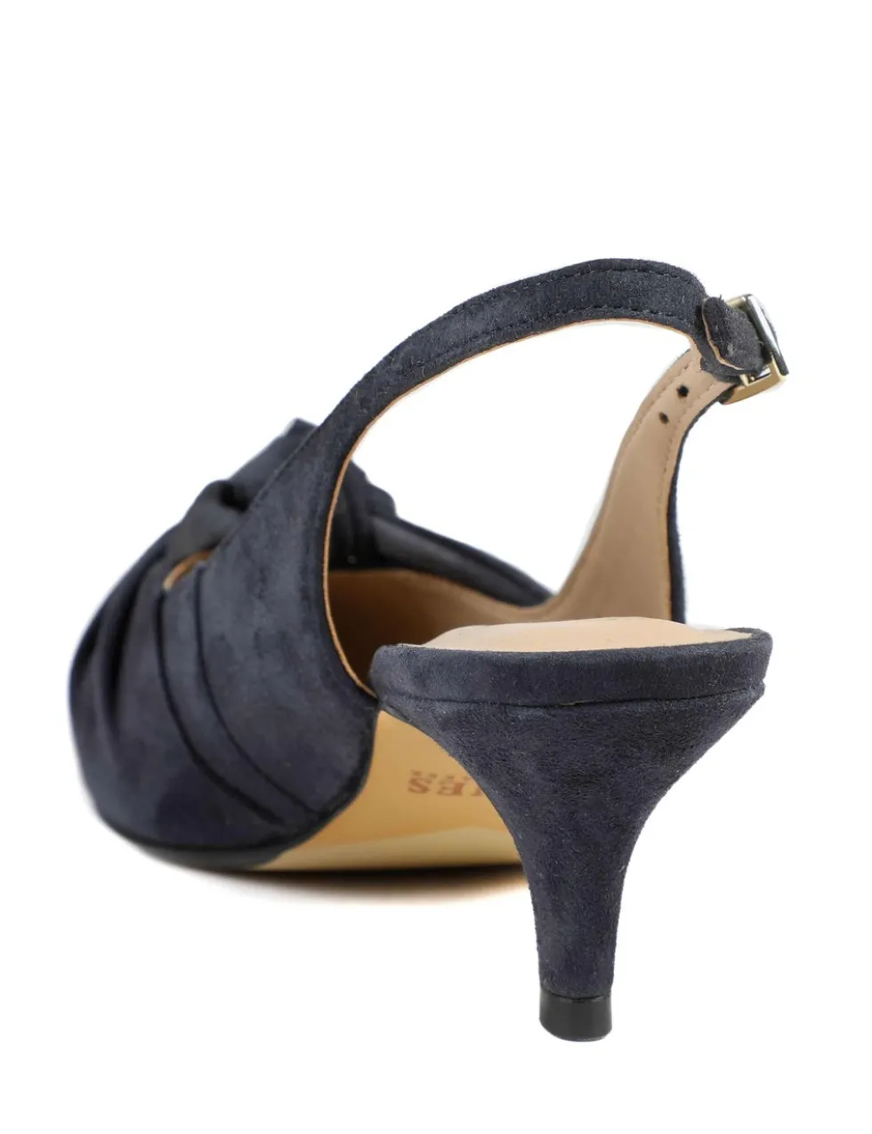 Suede Kitten Heel Court Shoes