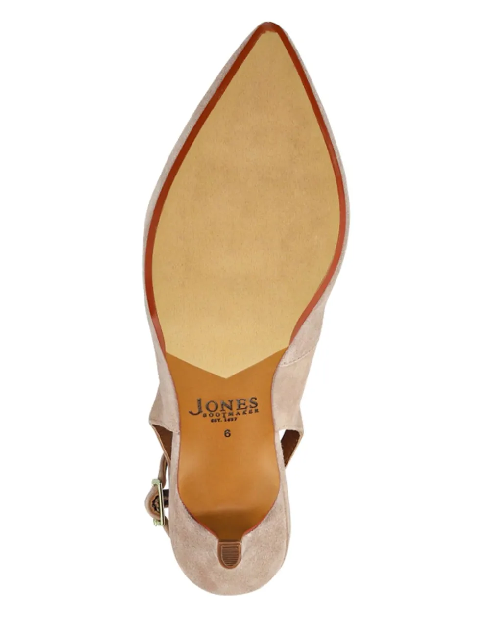 Suede Kitten Heel Pointed Slingback Shoes