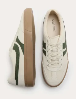 Suede Lace Up Trainers
