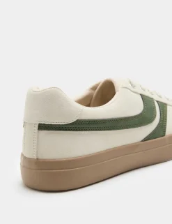 Suede Lace Up Trainers