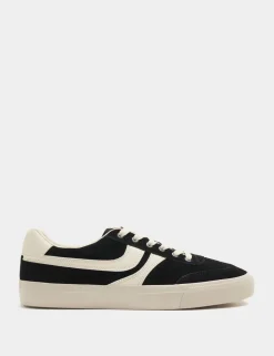 Suede Lace Up Trainers