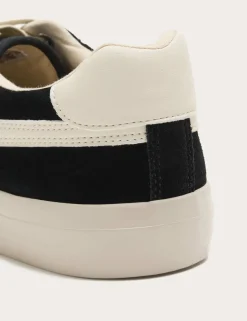 Suede Lace Up Trainers