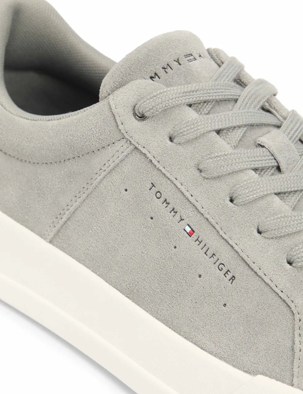 Suede Lace Up Trainers