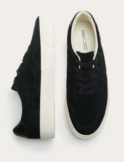 Suede Lace up Trainers