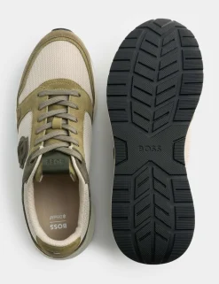 Suede Lace Up Trainers
