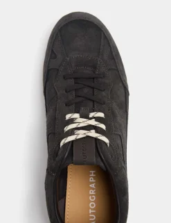 Suede Lace Up Trainers