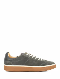 Suede Lace Up Trainers