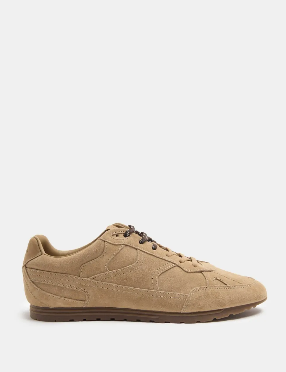 Suede Lace Up Trainers