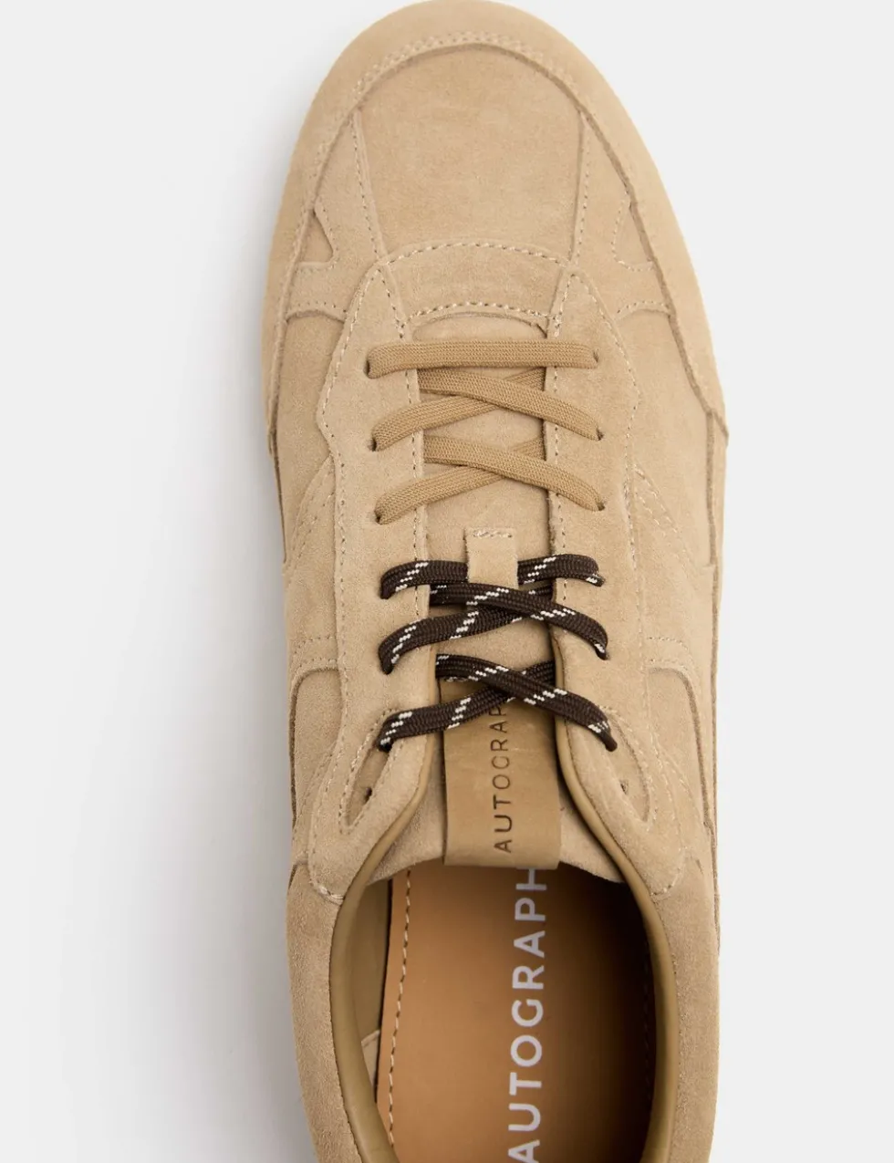 Suede Lace Up Trainers