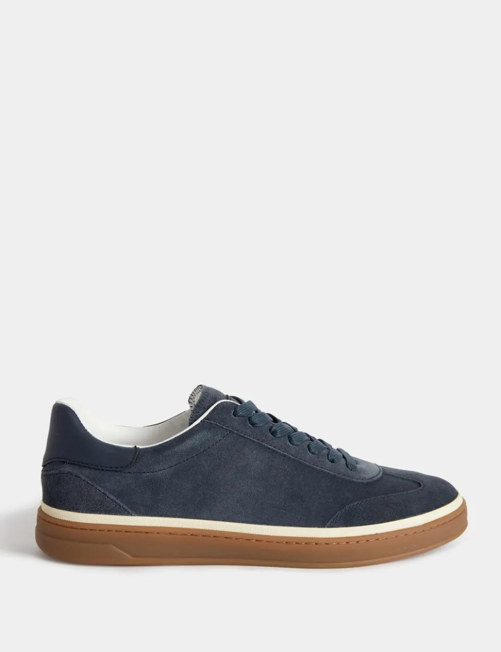 Suede Lace-Up Trainers
