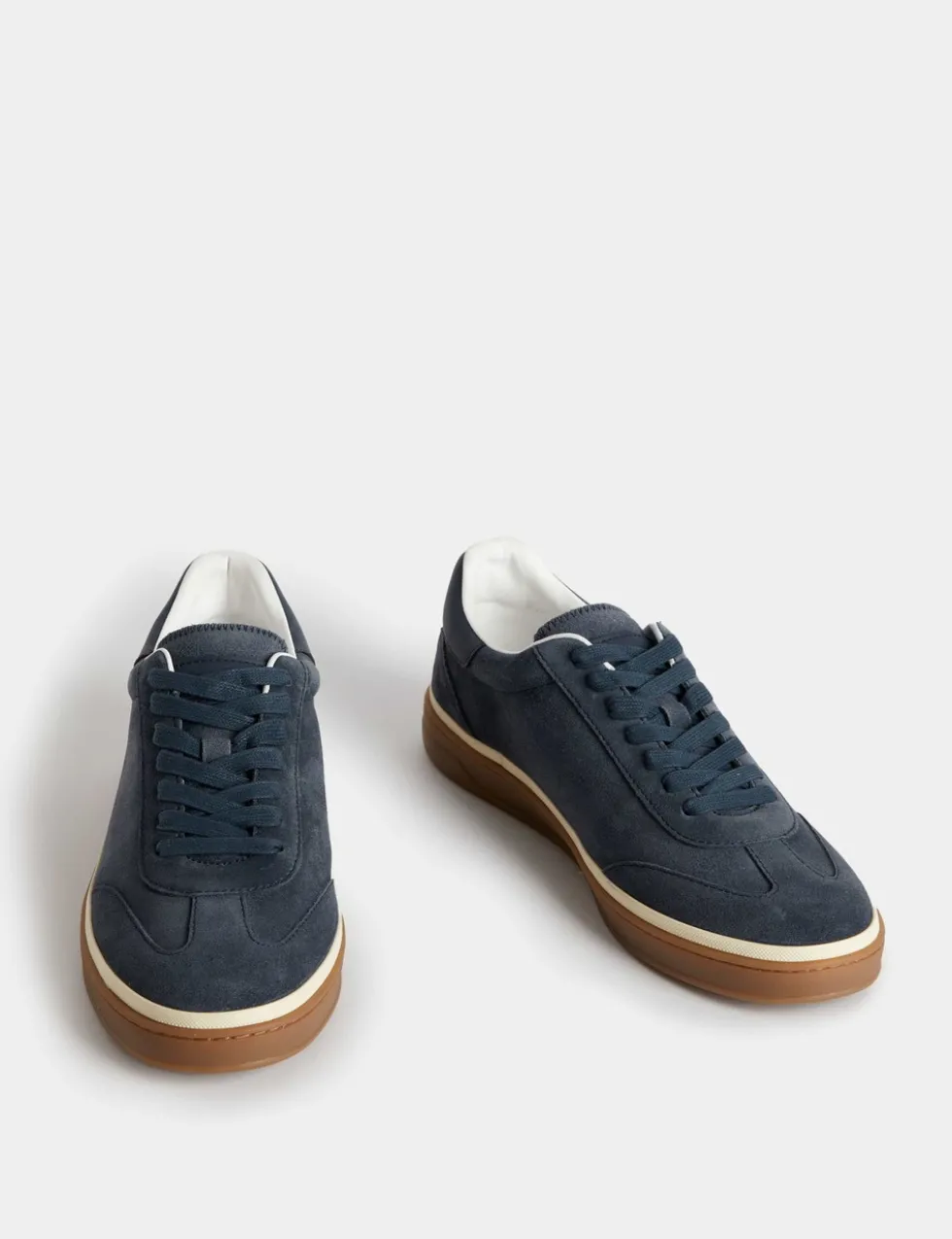 Suede Lace-Up Trainers