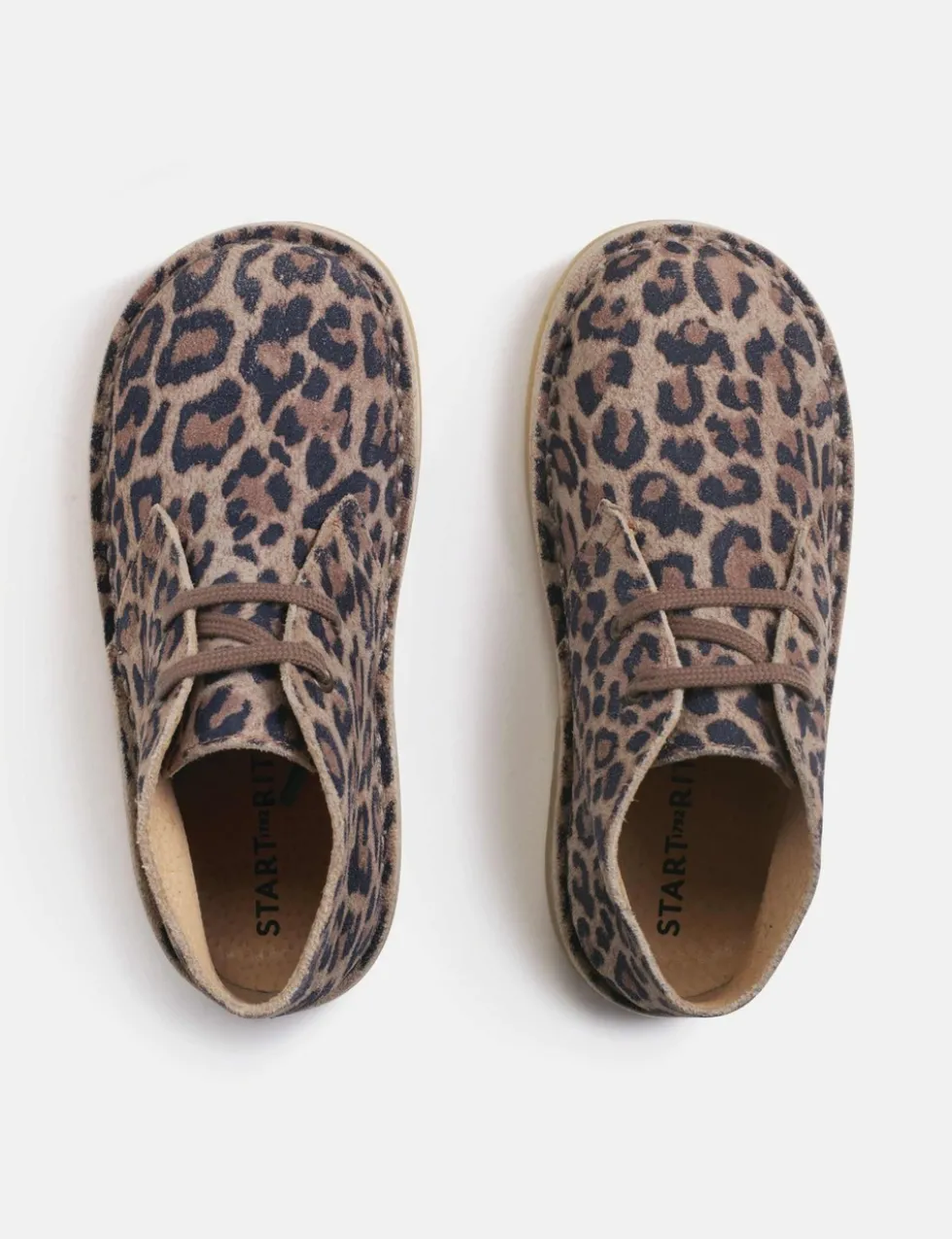 Suede Leopard Boots (7 Small - 2 Large)