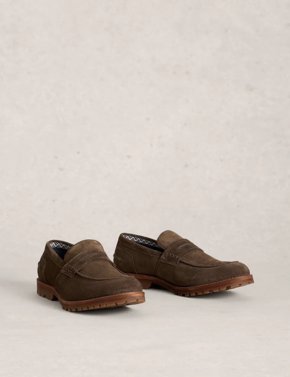 Suede Loafers