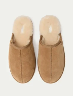 Suede Mule Slippers with Freshfeet™