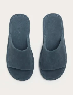 Suede Sliders
