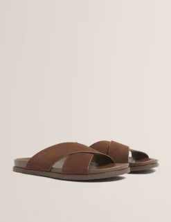 Suede Sliders