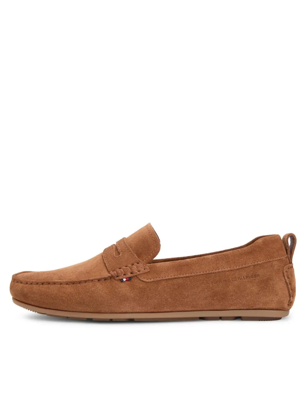 Suede Slip On Loafers
