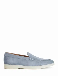 Suede Slip On Loafers