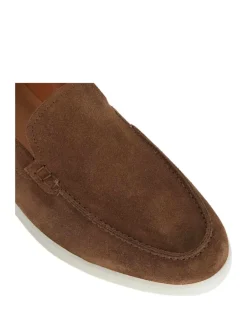 Suede Slip On Loafers