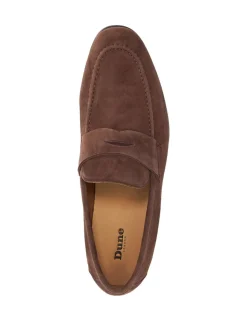 Suede Slip On Loafers