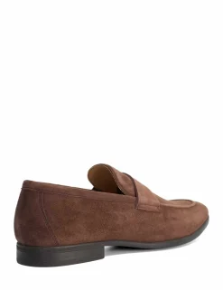 Suede Slip On Loafers