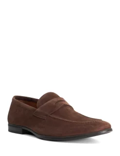 Suede Slip On Loafers