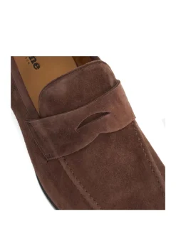 Suede Slip On Loafers