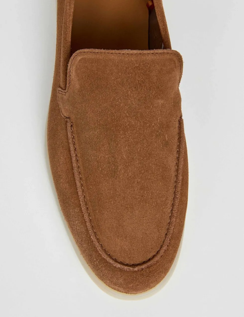 Suede Slip On Loafers
