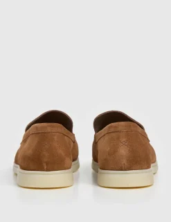 Suede Slip On Loafers