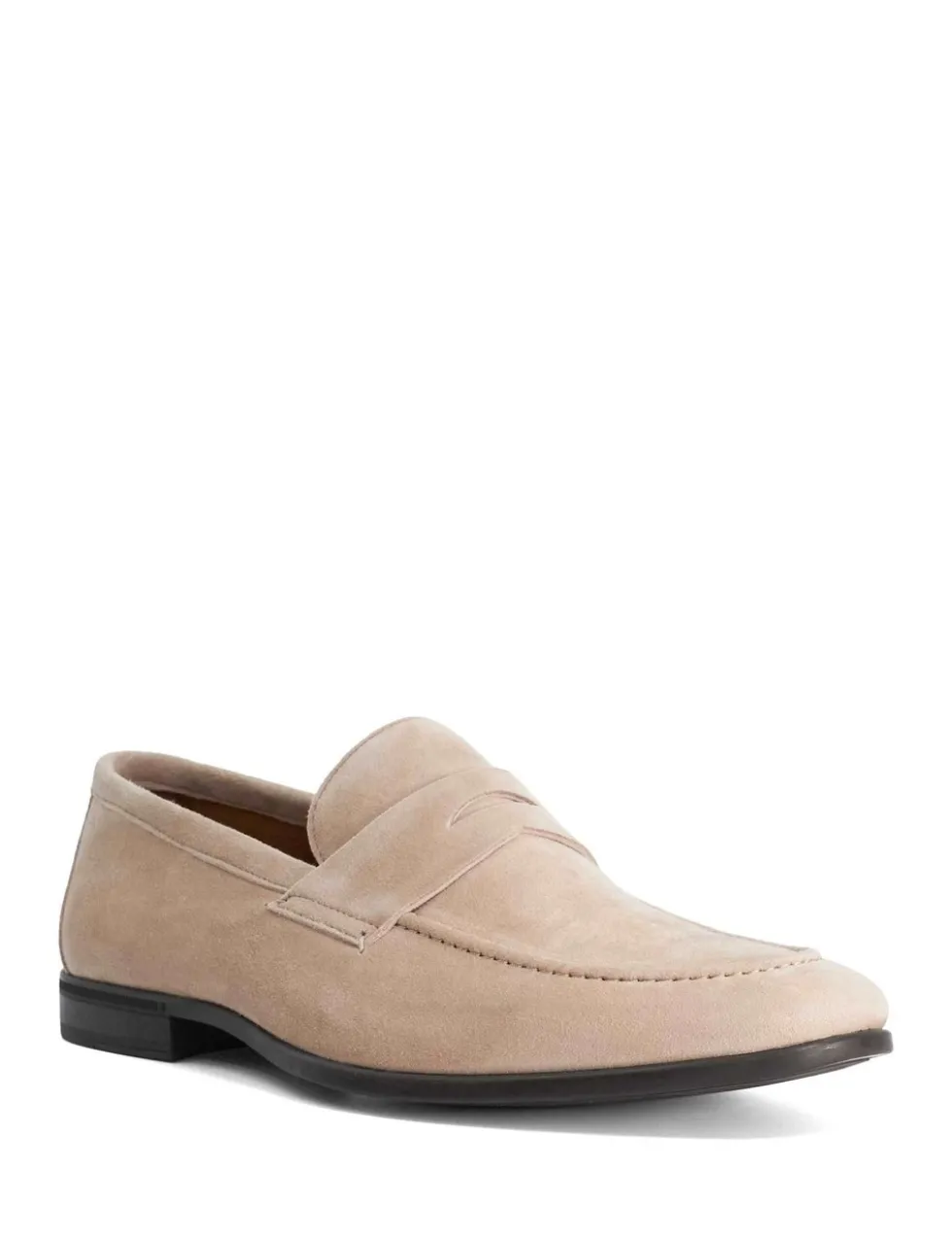 Suede Slip On Loafers